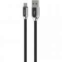 Cable USB Cotton type Lightning Iphone 1,2m Noir