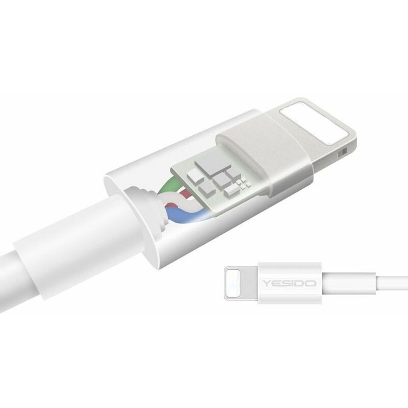 Cable USB qualité d'origine type Lightning Iphone 1m