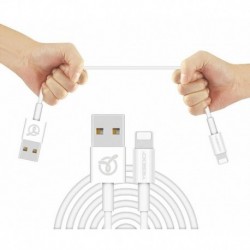 Cable USB qualité d&#039;origine type Lightning Iphone 1m