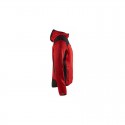 Veste tricotée à capuche rouge / noir Blaklader 493021175699
