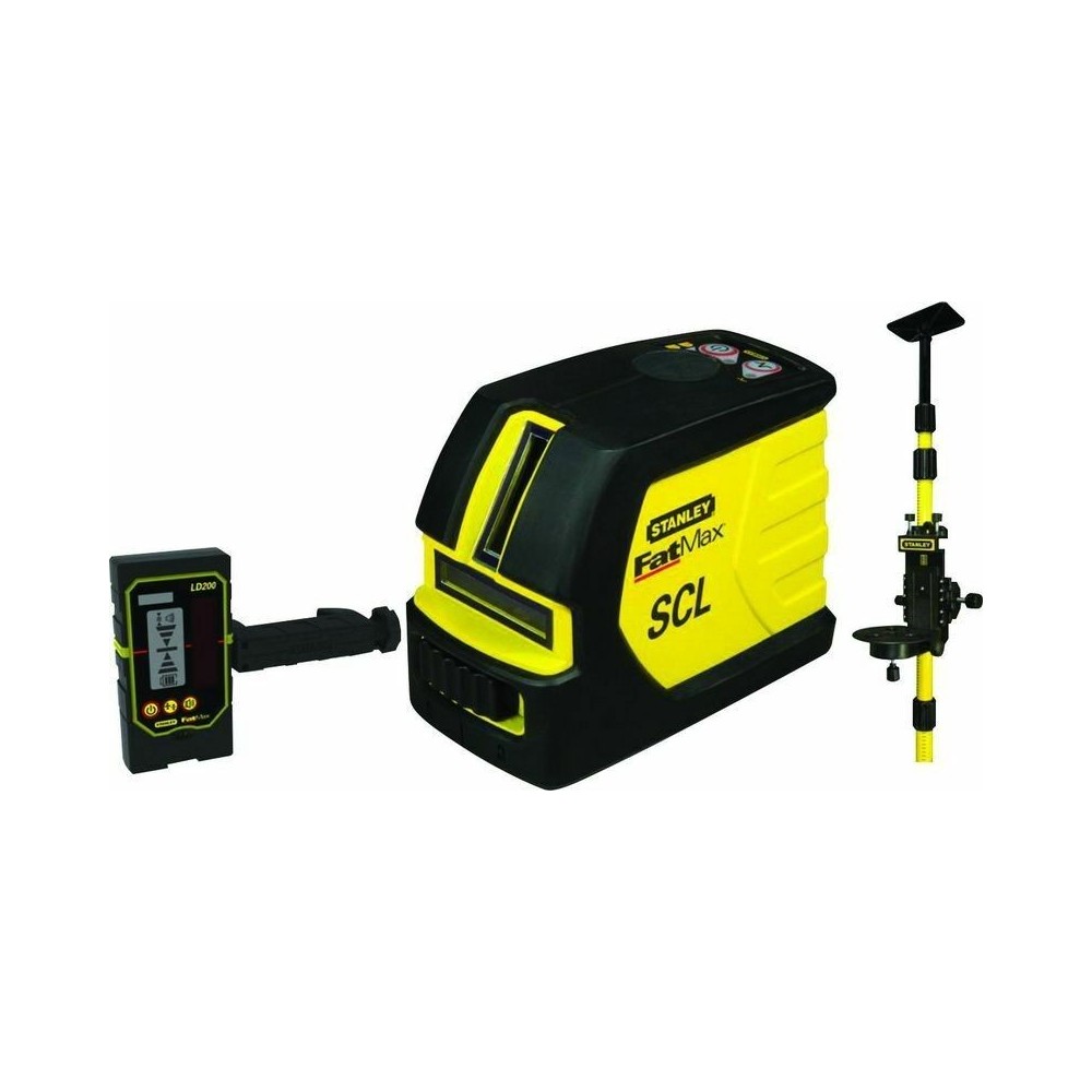 Stanley Niveau laser en kit SCL-D FATMAX avec cellule de détection et canne  6-97-729 - Outils Pro