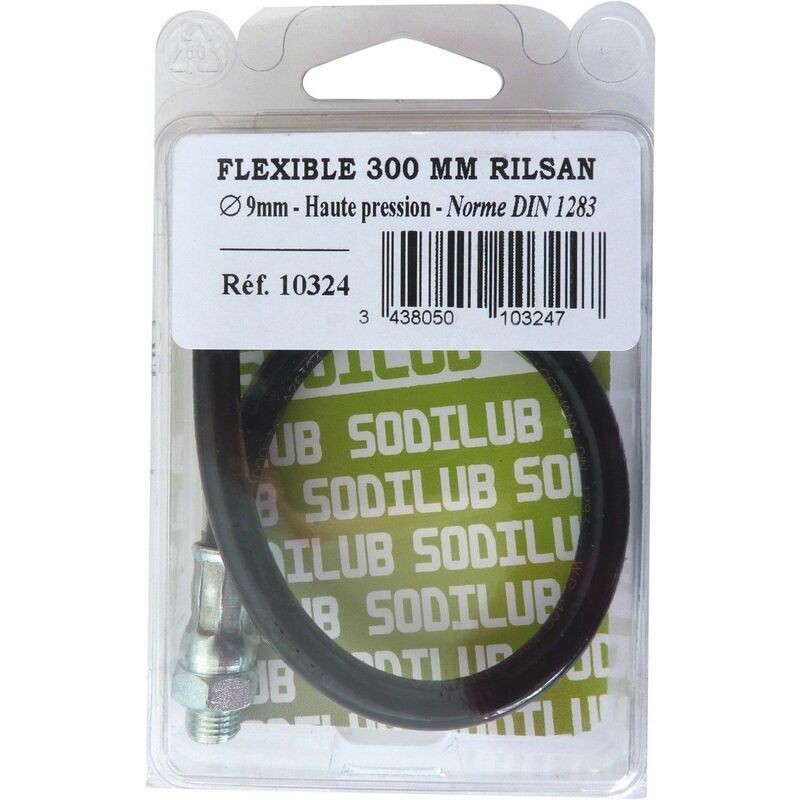 Flexible rilsan l300 d8 pour pompe a graisse blister Sodilub