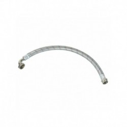 Tuyau tresse inox 70 cm raccord m/f- Ribimex