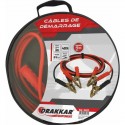 Cable demarrage 16mm2 3m pinces bronze 400A sachet