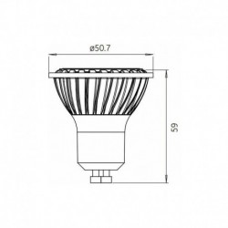 Lampes LED GU10 5.5D/GU10/840/220-240V/35/BX -GE-Lighting