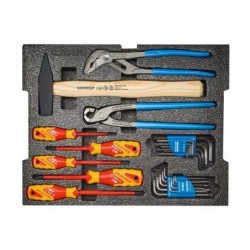 Lot de 26 outils Gedore - Tournevis, Pinces, Marteau, Clés