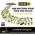 Batterie Lithium 5Ah 18V Rioby One+ - RB18L50