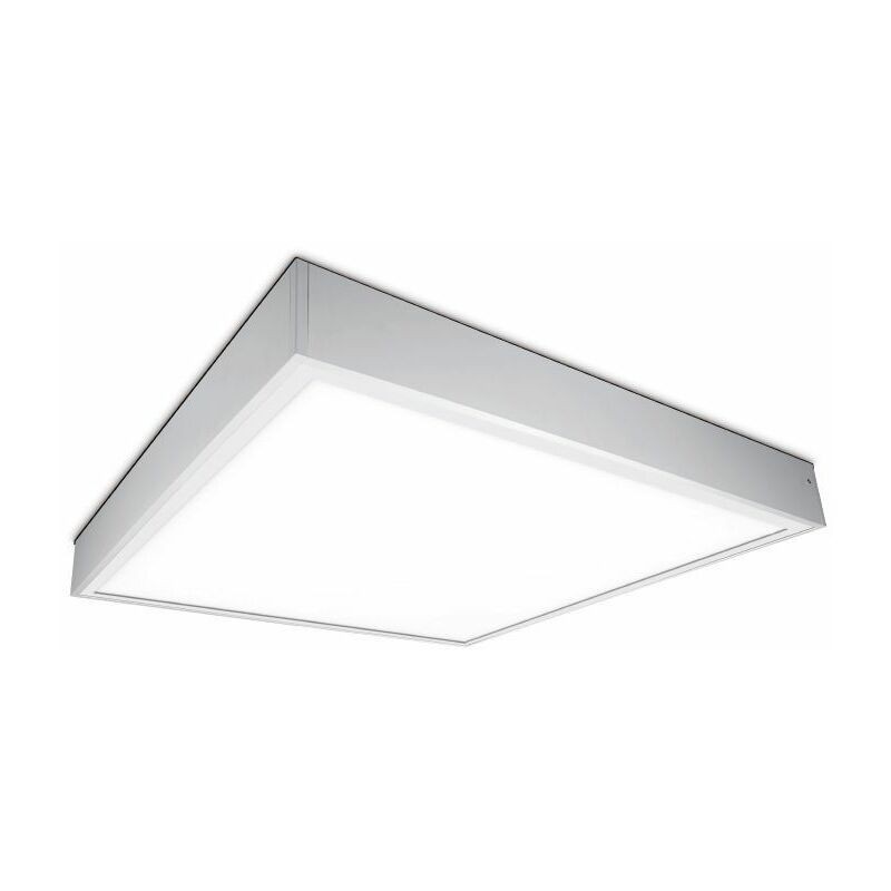 Kit de fixation en saillie dalles 595x595mm - blanc - Kosnic