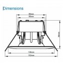 Spot Downlight LED 8W 3000/4000/5000K IP65 Kosnic