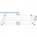 Spot Downlight LED Extra-plat IP20 10W 4000K Kosnic