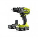 Perceuse visseuse 18V RYOBI R18DD3-215S + 2 batteries 1,5Ah + Sac de transport