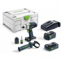 Perceuse-visseuse à percussion sans fil PDC 18/4 Li 5,2Ah/4Ah I-Plus QUADRIVE Festool