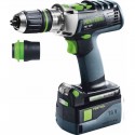 Perceuse-visseuse à percussion sans fil PDC 18/4 Li 5,2Ah/4Ah I-Plus QUADRIVE Festool