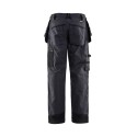 Pantalon X1500 CANVAS bleu acier/noir Blaklader en destockage