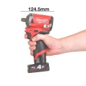Boulonneuse ultra compacte 1/2 M12 FUEL 2 batteries, chargeur, en cofret : Milwaukee M12 FIWF12-422X