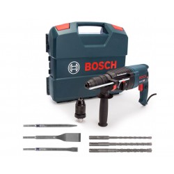 Coffret Perforateur SDS-Plus GBH 2-26 F Bosch + mandrin auto + accessoires