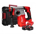 Perforateur SDS+ 26mm BRUSHLESS 18V, 4 modes, 2 batteries 5Ah - Milwaukee M18 BLHX-502X