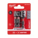 Set de 3 adaptateurs SHOCKWAVE IMPACT DUTY Milwaukee 4932479228