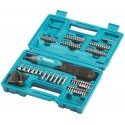 Tournevis 3,6 V Li-Ion Makita avec 1 batterie et kit d'accessoires en malette - DF001DW