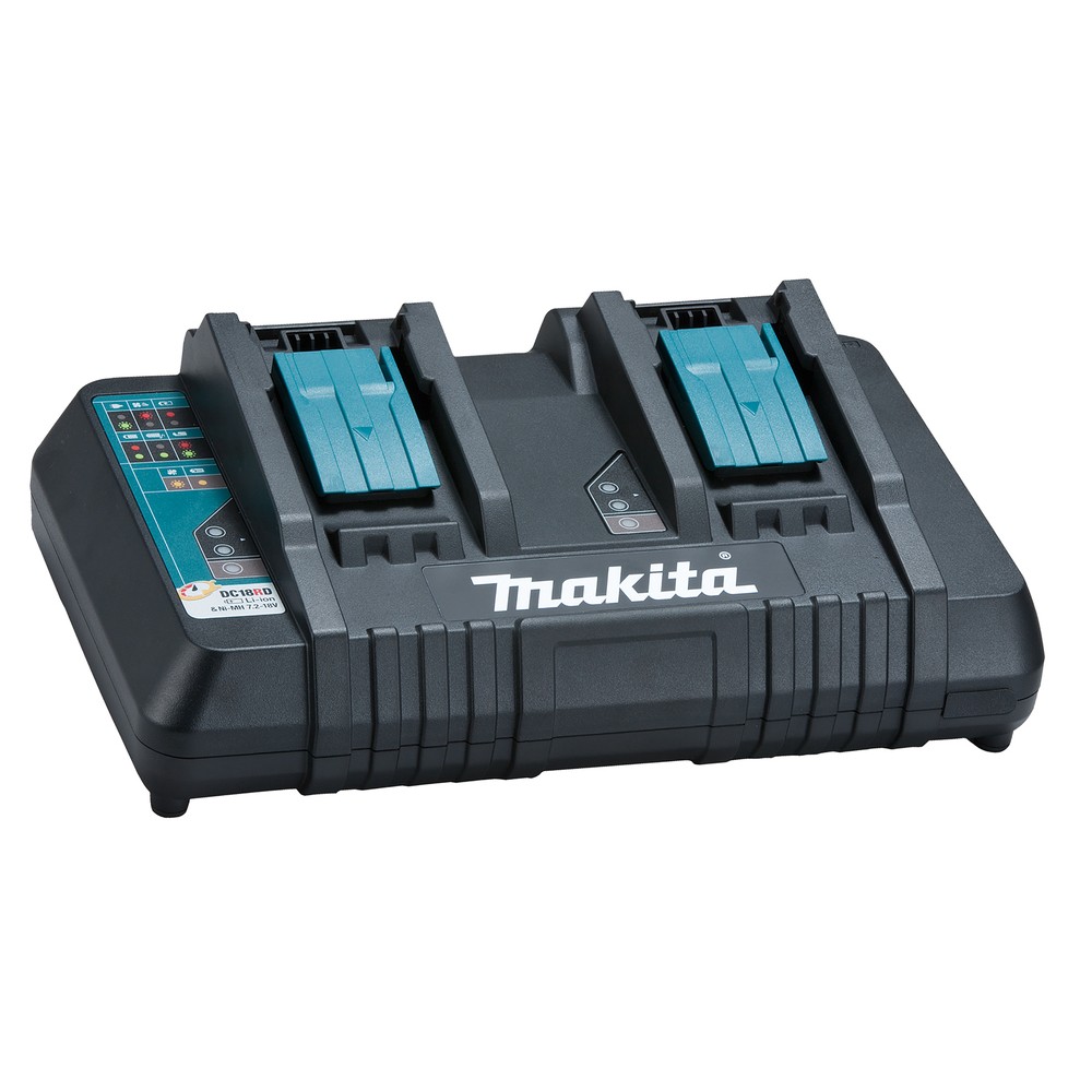 Makita Accessoires 197626-8 Pack - 4 batteries 18 V Li-Ion + 1 chargeur  double dans coffret MAK-PAC