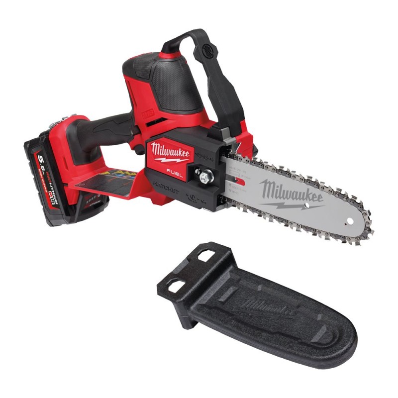 Élagueuse HATCHET 20 cm avec 2 batteries 5,5Ah et chargeur rapide - Milwaukee M18 FHS20-552