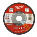 Coffret de 10 disques à tronconner Pro+ 125 x 1mm Milwaukee 4932478998