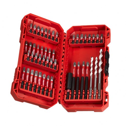 Set embouts et forets SHOCKWAVE IMPACT DUTY 48 pièces - Milwaukee 4932492005