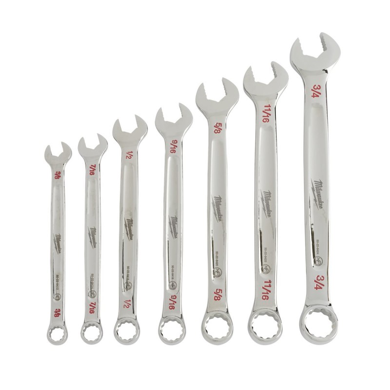 Set de 7 clés mixtes Impériales MAX BITE - Milwaukee 48229407