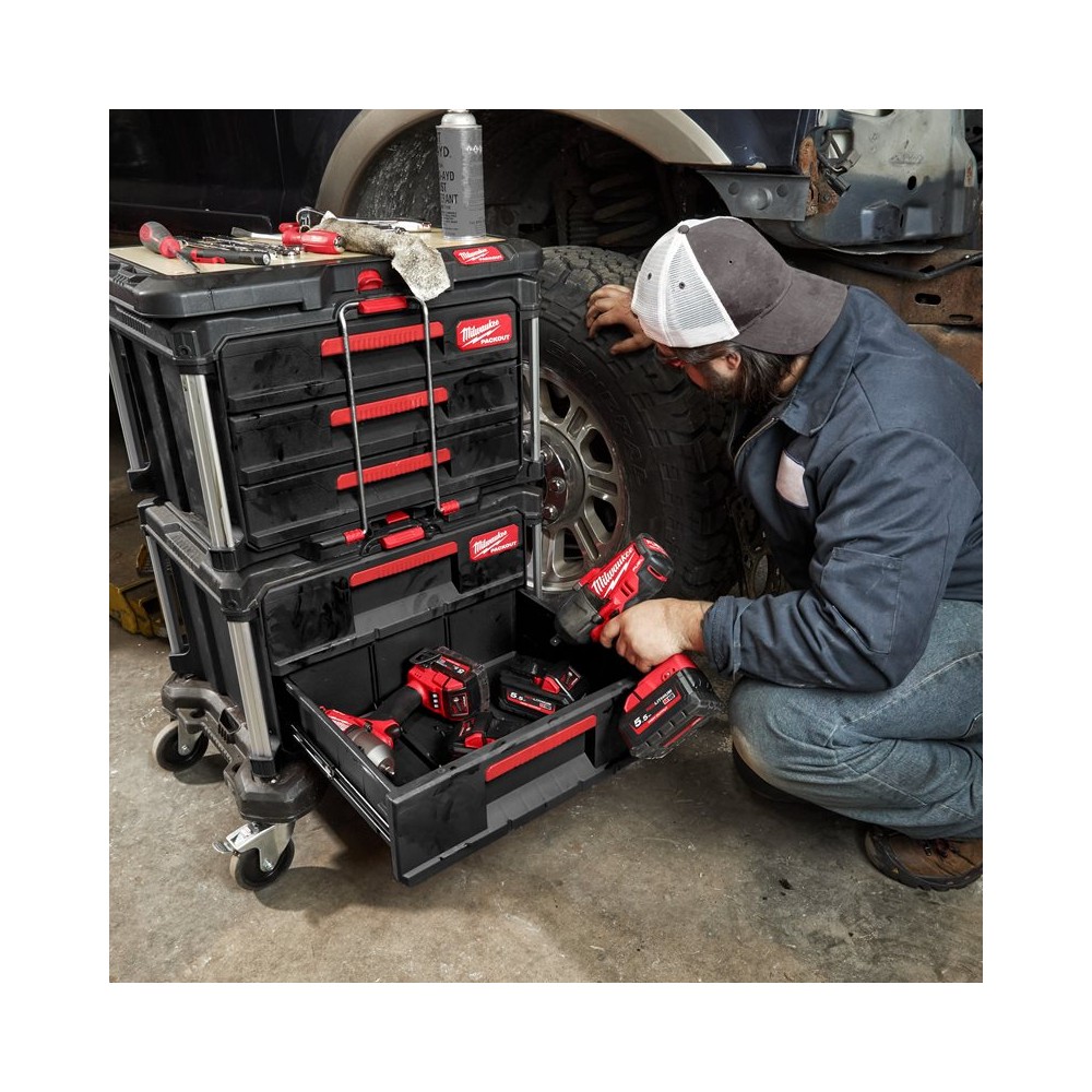 Kit Servante Mobile Packout Milwaukee 4932492892 Outils Pro