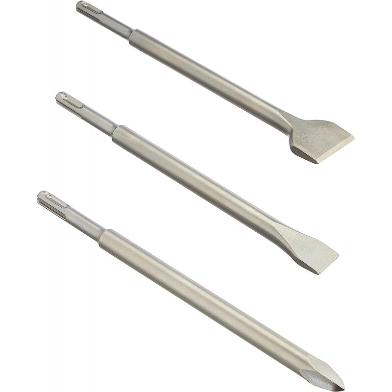 Kit 3 burins (plat, pic, beche) longueur 250 mm - Milwaukee 4932430001
