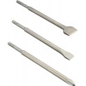 Kit 3 burins (plat, pic, beche) longueur 250 mm - Milwaukee 4932430001