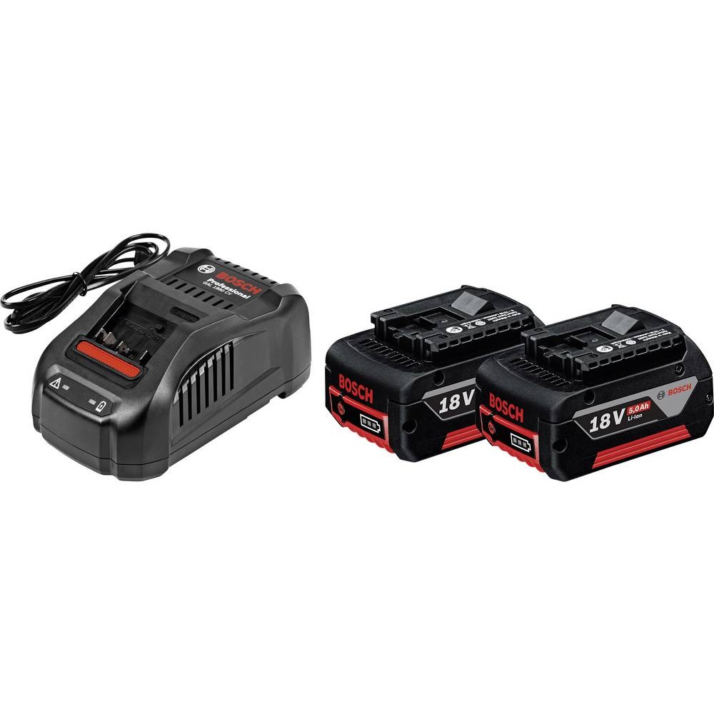 Pack de 2 batteries 18V Procore 5,5Ah + chargeur rapide - BOSCH