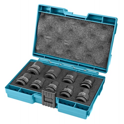 Coffret Makita 9 douilles pour boulonneuses a choc 1/2&#039;&#039; - Makita B-66232