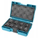 Coffret Makita 9 douilles pour boulonneuses a choc 1/2'' - Makita B-66232