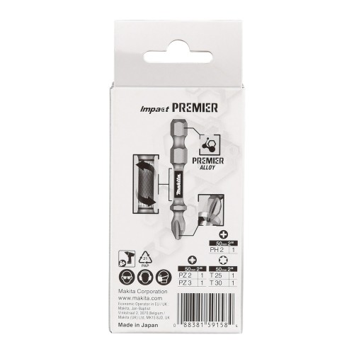 Set 5 embouts Impact Premier Makita E-13568