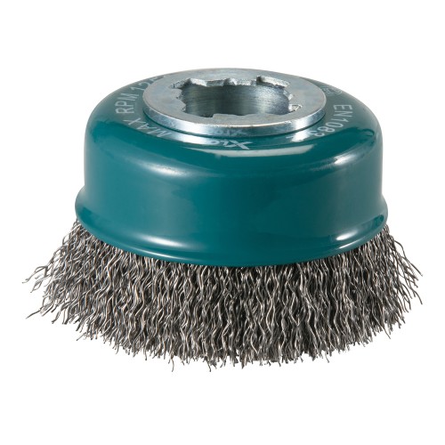 Brosse boisseau à fil ondulé, 75 mm, X-LOCK - Makita D-73396