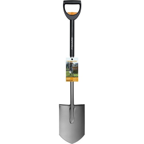 Bêche télescopique à bord pointu pour sol dur et caillouteux 105 – 125 cm - Fiskars SmartFit 1001567