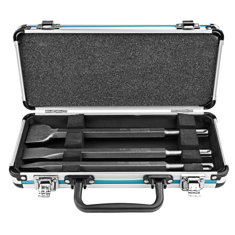 Coffret 1 pointe, 1 burin, 1 burin large SDS-PLUS - Makita D-42357