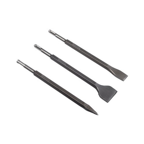 Coffret 1 pointe, 1 burin, 1 burin large SDS-PLUS - Makita D-42357