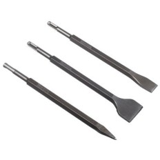 Coffret 1 pointe, 1 burin, 1 burin large SDS-PLUS - Makita D-42357