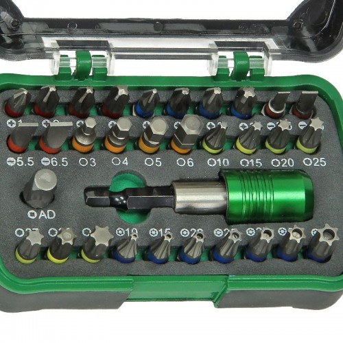 Coffret 32 embouts de vissage avec porte-embout magnetique 1/4&quot; - HIKOKI 750363