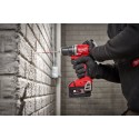 Perceuse visseuse compacte brushless M18 BLDDRC avec 2 batteries 5Ah, chargeur et coffret - Milwaukee M18 BLDDRC-502C