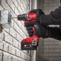 Perceuse visseuse compacte brushless M18 BLDDRC avec 2 batteries 5Ah, chargeur et coffret - Milwaukee M18 BLDDRC-502C