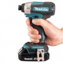 Pack 2 outils 18V Li-Ion : perceuse DHP487, visseuse à chocs DTD157, 2 batteries 5Ah, chargeur et coffret - MAKITA DLX2414TJ