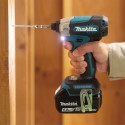 Pack 2 outils 18V Li-Ion : perceuse DHP487, visseuse à chocs DTD157, 2 batteries 5Ah, chargeur et coffret - MAKITA DLX2414TJ