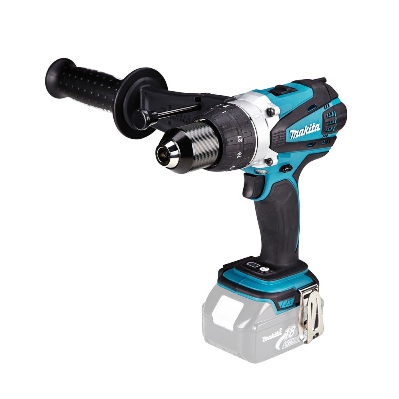 Perceuse visseuse à percussion LXT 18V Li-Ion Ø13 mm - Makita DHP458Z (produit seul)