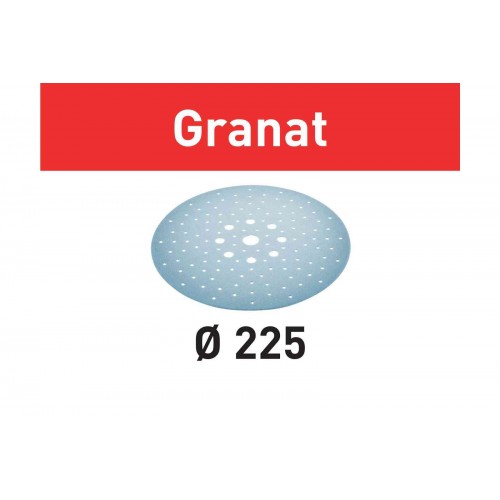 Boîte 25 disques abrasifs Granat STF D225 mm Grain 120 - Festool 205657