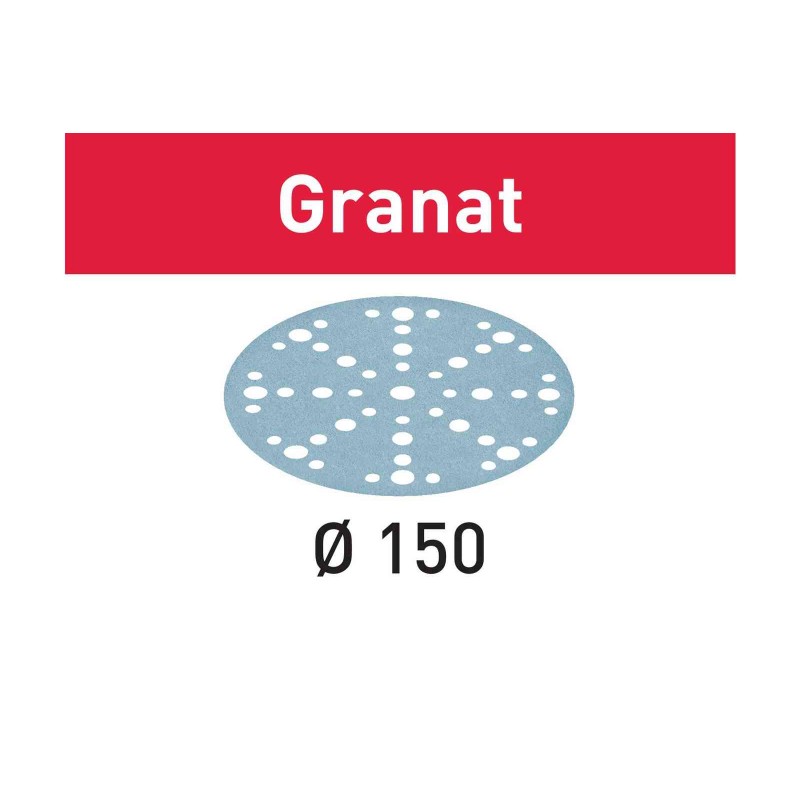 Disques abrasifs Granat STF D150/48 P120 GR/100 - Festool