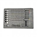 Coffret Alu avec tiroir et 100 accessoires de vissage/perçage - Hitachi / Hikoki 40030026