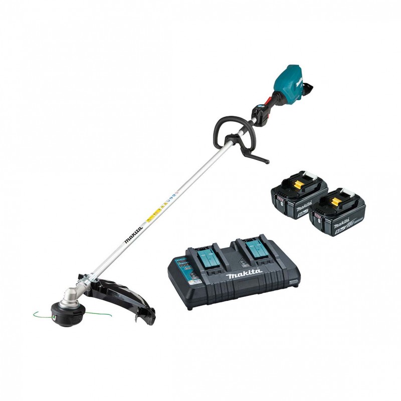 Débroussaileuse LXT 36V (2x18V) Li-Ion avec 2 batteries 5Ah et chargeur double - Makita DUR369LPT2